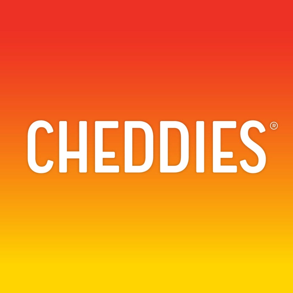 Cheddies logo text